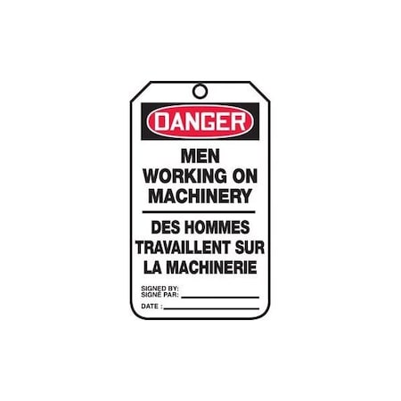 Accuform Plastic, 3 in Width, 0.31 in Height, , 5 PK TCF133PTM